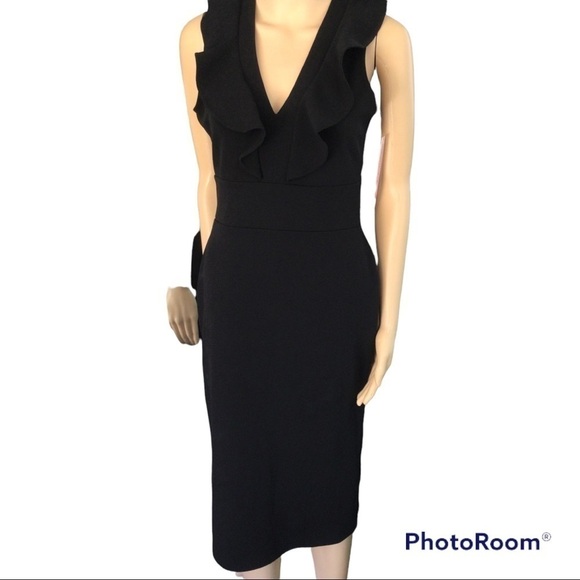 Beautiful Black Midi Dress - Picture 1 of 5